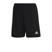 thumbnail: Zwarte dames adidas Performance sportshort van polyester met regular fit, regular waist en effen
