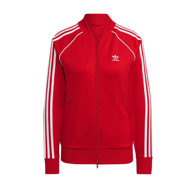 verklaren klinker moeilijk adidas Originals Superstar Adicolor vest rood/wit | wehkamp