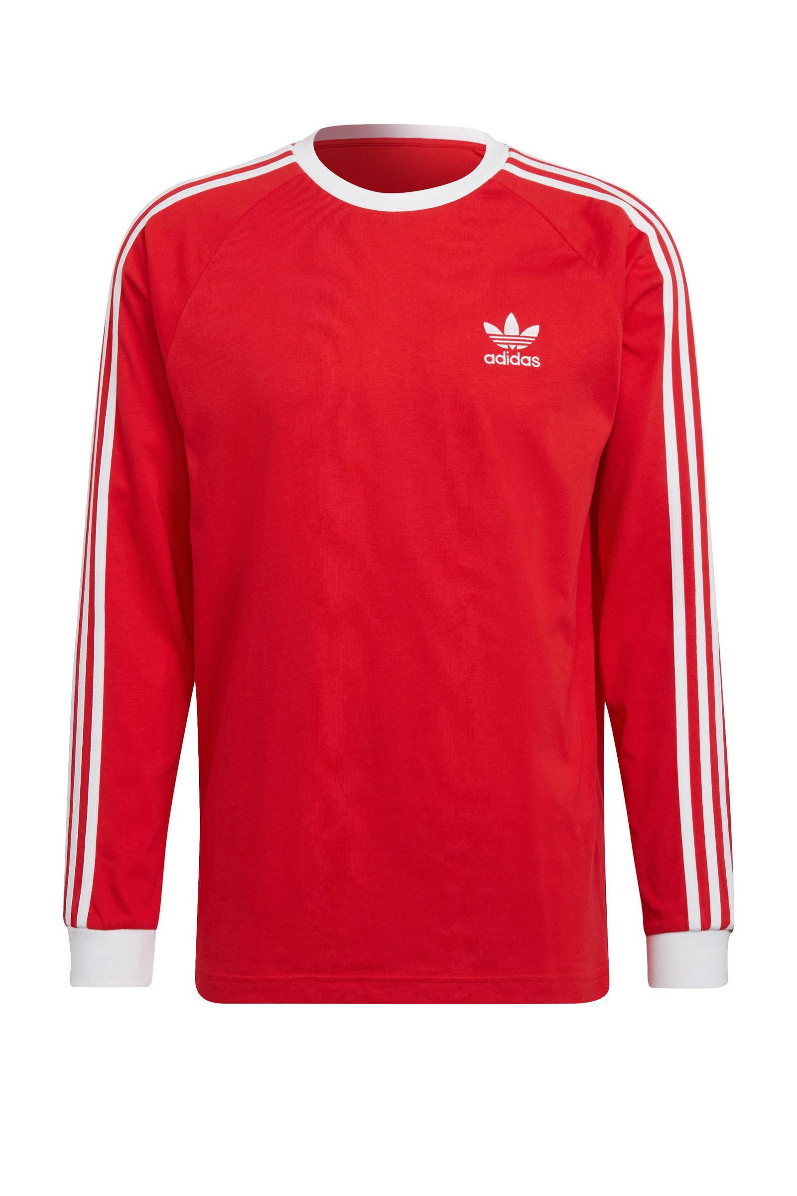 long sleeve red adidas shirt