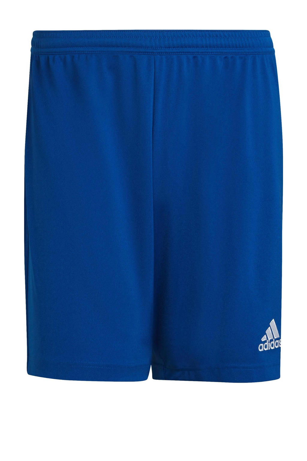 Blauwe heren adidas Performance Senior sportshort van polyester met regular fit, regular waist en effen