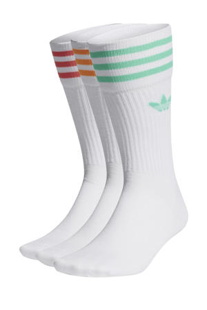 Adicolor sokken - set van 3 wit/geel/oranje/mintgroen