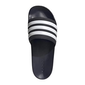 Adilette Shower badslippers donkerblauw/wit