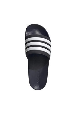Adilette Shower badslippers donkerblauw/wit