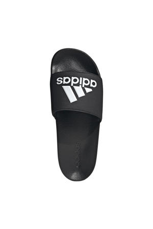 Adilette Shower badslipperss zwart/wit