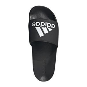 Adilette Shower badslipperss zwart/wit