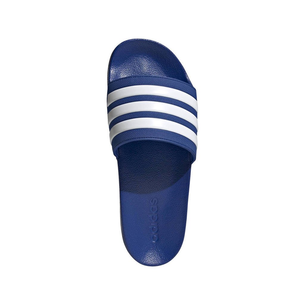 Wetland condoom Krankzinnigheid adidas Performance Adilette Shower badslippers Adilette Shower  kobaltblauw/wit | wehkamp