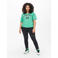 ONLY CARMAKOMA top CARNOVA  met tekst groen/zwart/wit