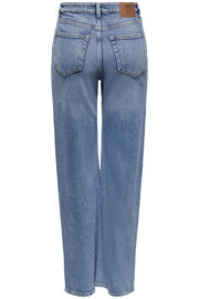 thumbnail: ONLY high waist wide leg jeans ONLJUICY medium blue denim