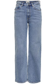 thumbnail: ONLY high waist wide leg jeans ONLJUICY medium blue denim