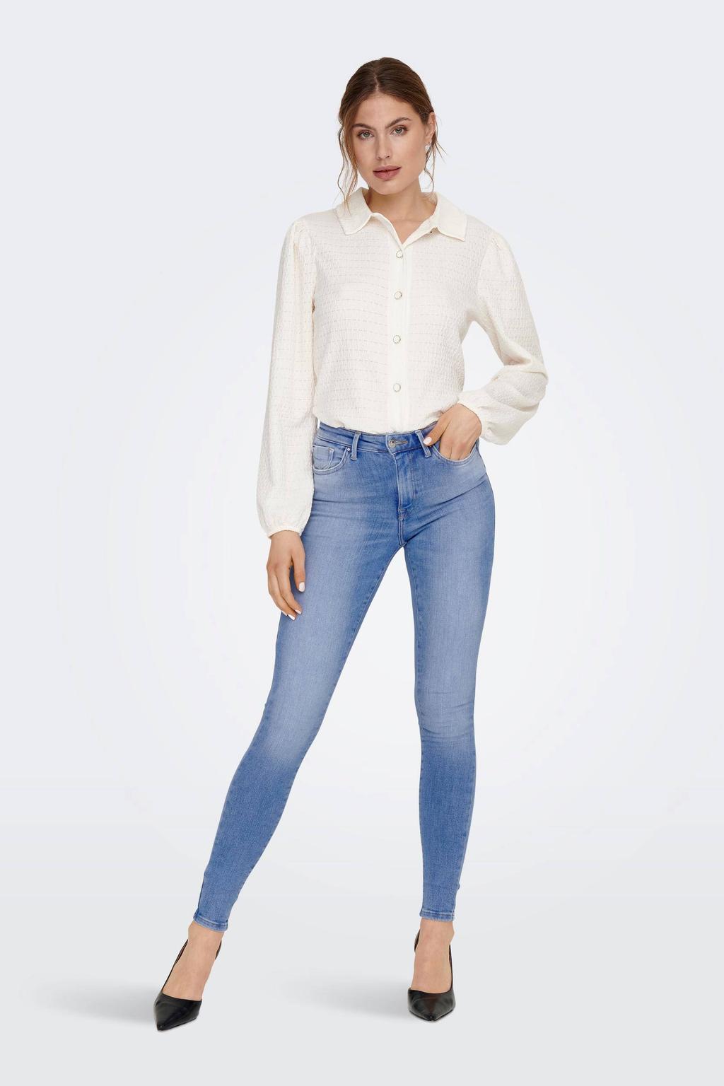 ONLY push-up skinny jeans ONLPOWER special bright blue denim