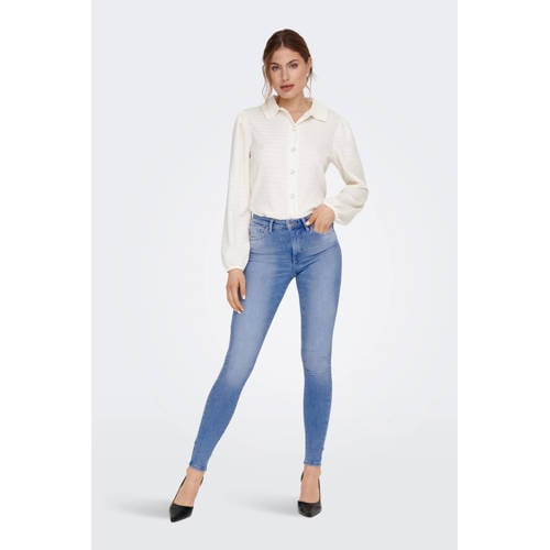 ONLY push-up skinny jeans ONLPOWER special bright blue denim afbeelding