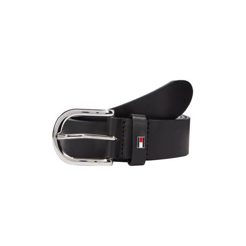 Tommy Hilfiger leren riem zwart afbeelding