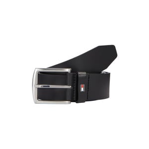 leren riem Denton zwart