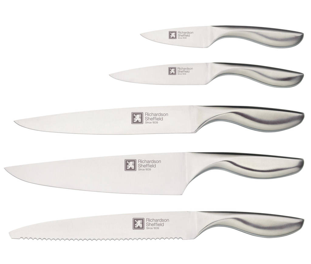 Richardson Sheffield mes Forme (set van 5), Chroom