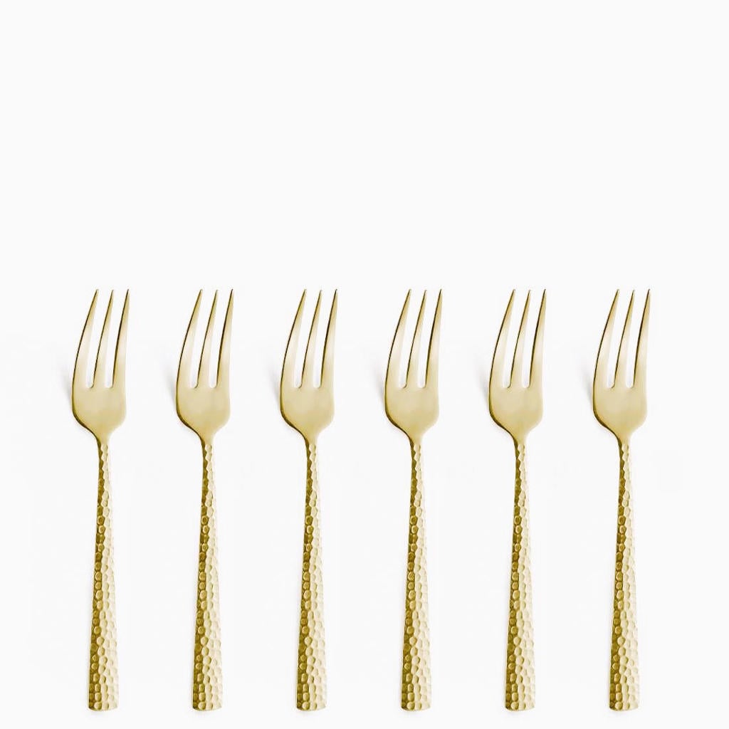 Amefa gebaksvorkjes Felicity (set van 6)