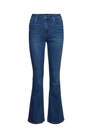 high waist flared jeans VMSIGA dark denim