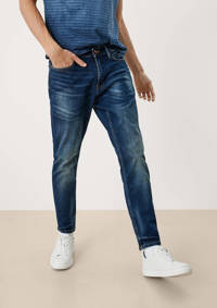 Q/S designed by tapered fit jeans blauw, Blauw