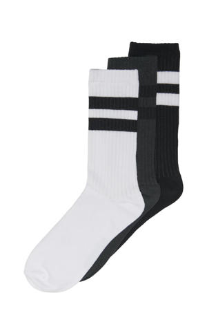 sokken ONSTY - set van 3 zwart/wit
