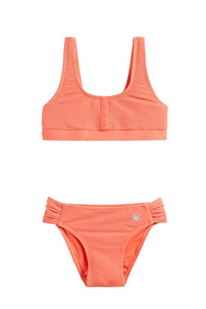 crop bikini oranje