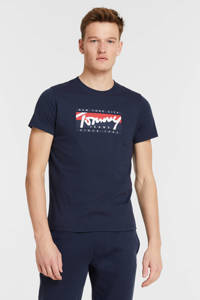 Tommy Jeans T-shirt met biologisch katoen twilight navy