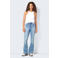 NOISY MAY high waist flared jeans NMSALLIE light blue