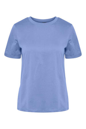 T-shirt PCRIA van biologisch katoen lichtblauw