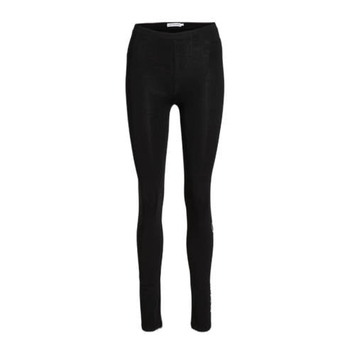 CALVIN KLEIN JEANS legging met logo zwart/wit afbeelding