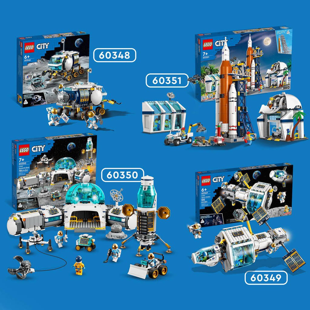 LEGO City Ruimtestation op de maan 60349 | wehkamp