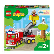 thumbnail: LEGO DUPLO Town Brandweerauto, Educatief Peuter Speelgoed met Dieren Figuur 10969