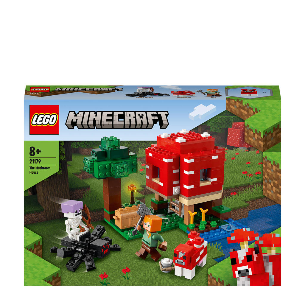 LEGO Minecraft Het Paddenstoelenhuis 21179
