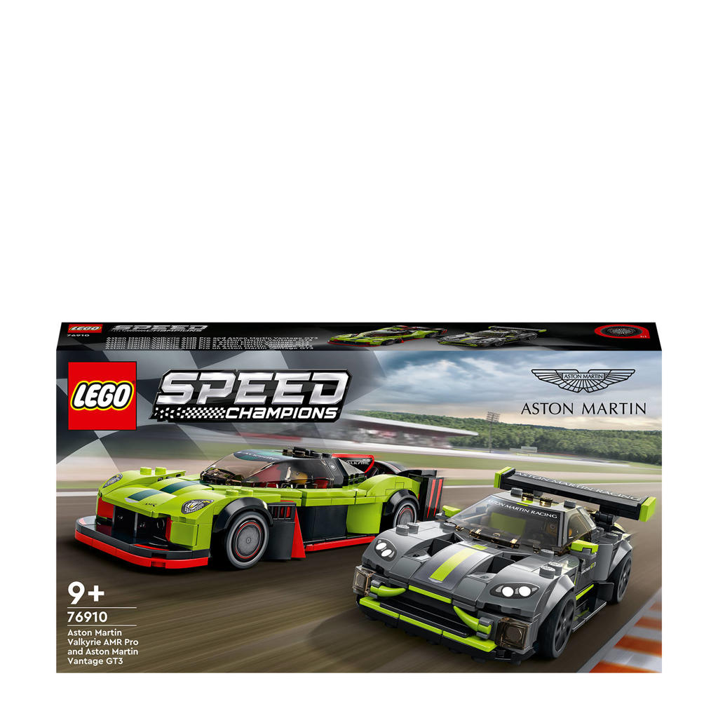 LEGO Speed Champions Aston Martin Valkyrie AMR Pro en Aston Martin Vantage GT3 76910
