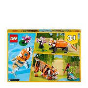 thumbnail: LEGO Creator 3-in-1 Grote Tijger naar Bouwbare Rode Panda of Vis Speelgoed voor Kinderen 31129
