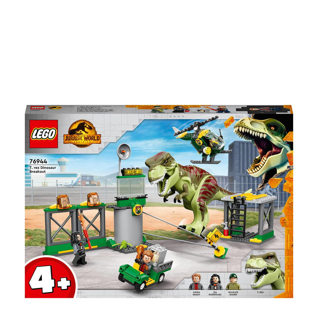 LEGO Jurassic World T. rex dinosaurus ontsnapping 76944