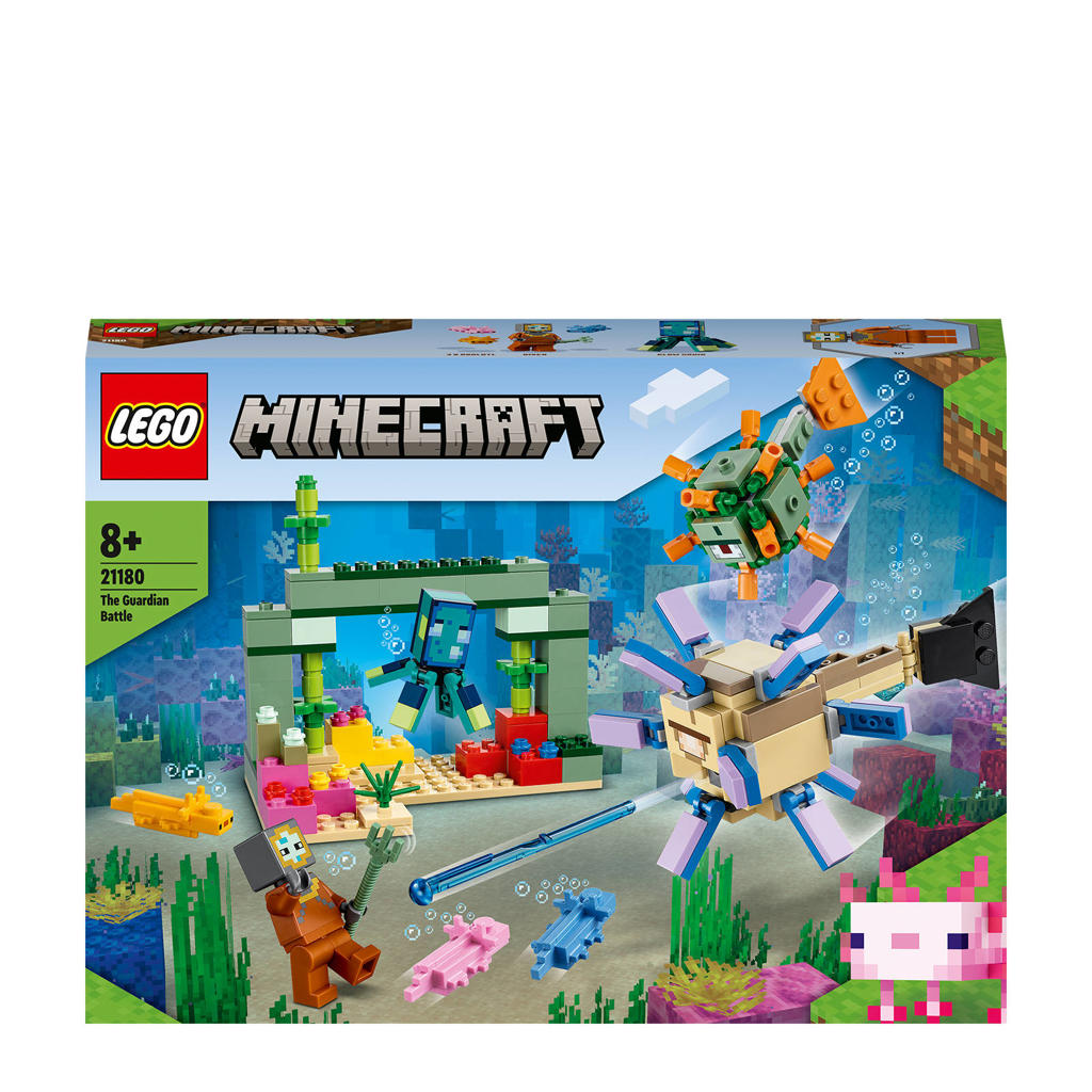 LEGO Minecraft De Bewakersstrijd 21180