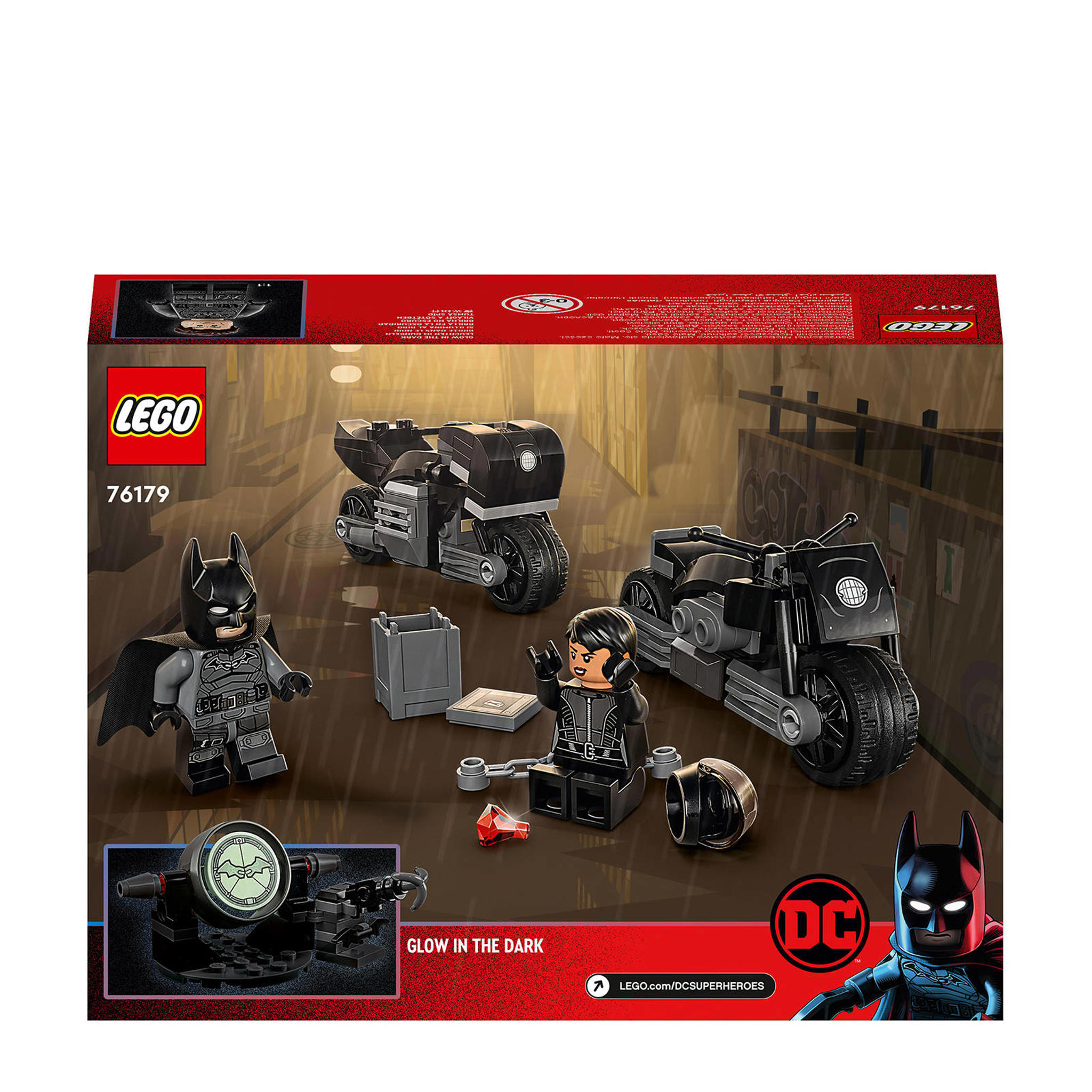 LEGO Super Heroes Batman & Selina Kyle motorachtervolging 76179 | wehkamp
