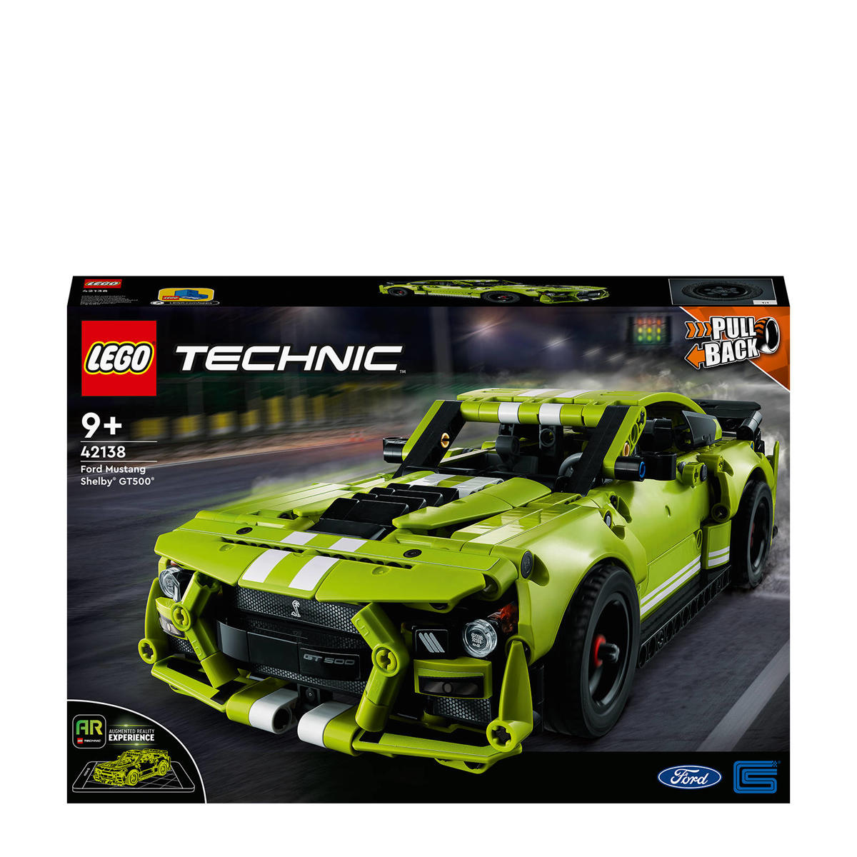 Zich voorstellen Hol als LEGO Technic Ford Mustang Shelby GT500 42138 | wehkamp