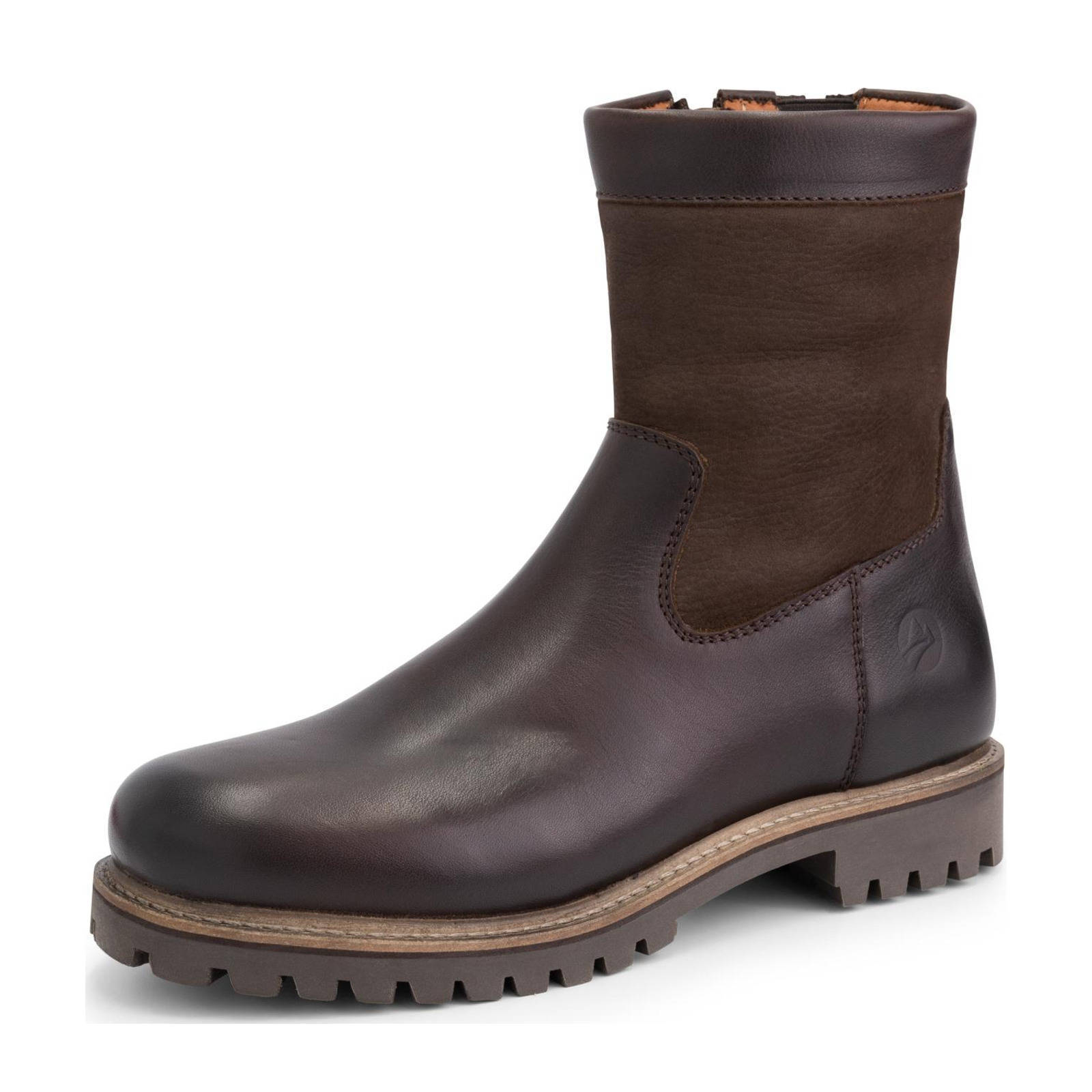 Travelin Mygland Men leren enkelboots bruin | wehkamp