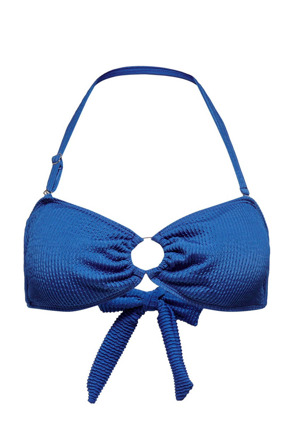 ONLY strapless bikinitop ONLALBA blauw