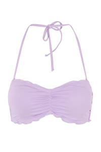 PIECES strapless bandeau bikinitop PCVICTORIA lila