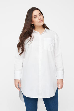 blouse MJALA van biologisch katoen wit