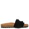 Verbenas Rocio leren slippers zwart