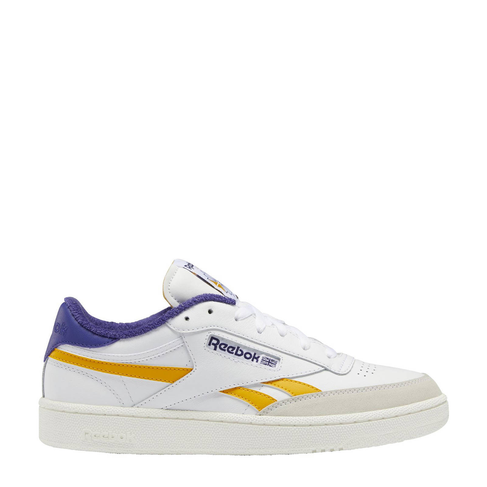 Reebok Classics Club C Revenge sneakers wit/geel/paars | wehkamp