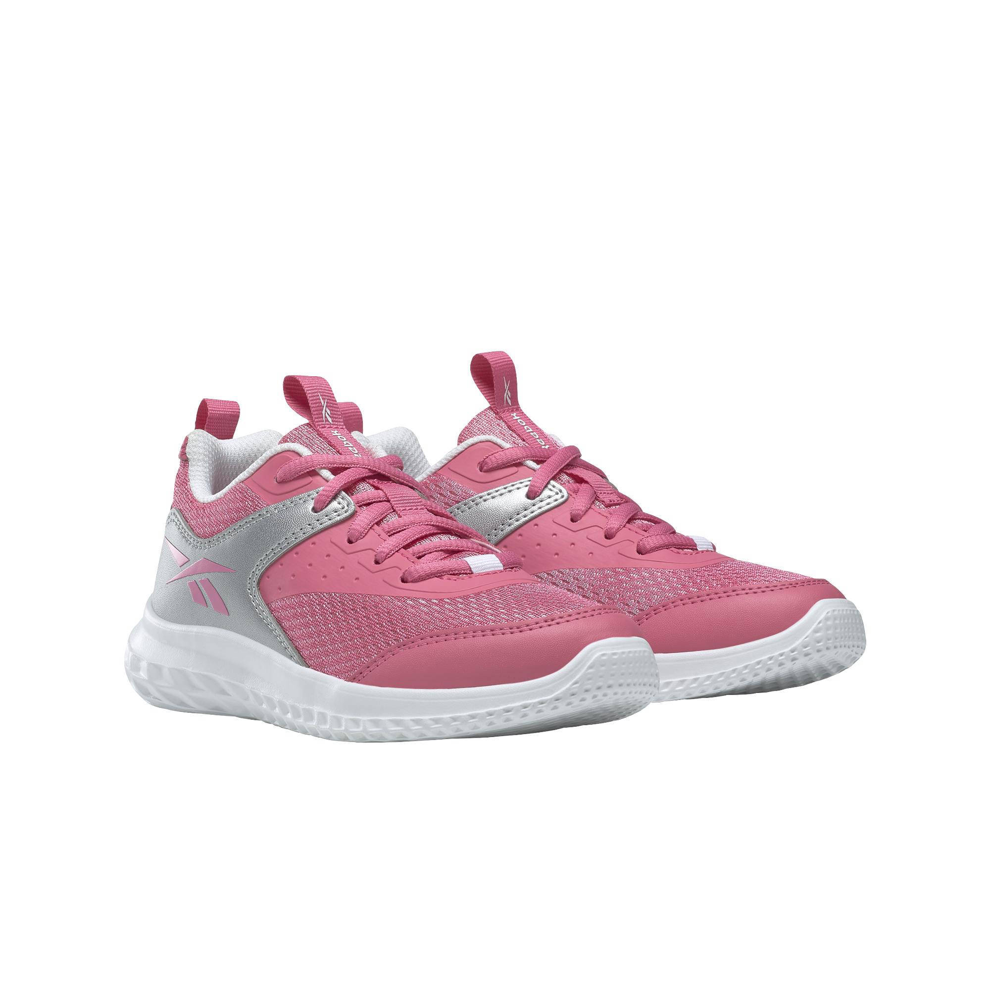 Reebok Training Rush Runner 4.0 sportschoenen roze/zilver metallic/wit |  wehkamp