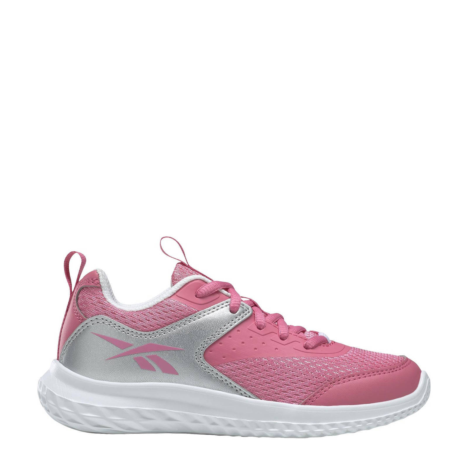 Reebok Training Rush Runner 4.0 sportschoenen roze/zilver metallic/wit |  wehkamp