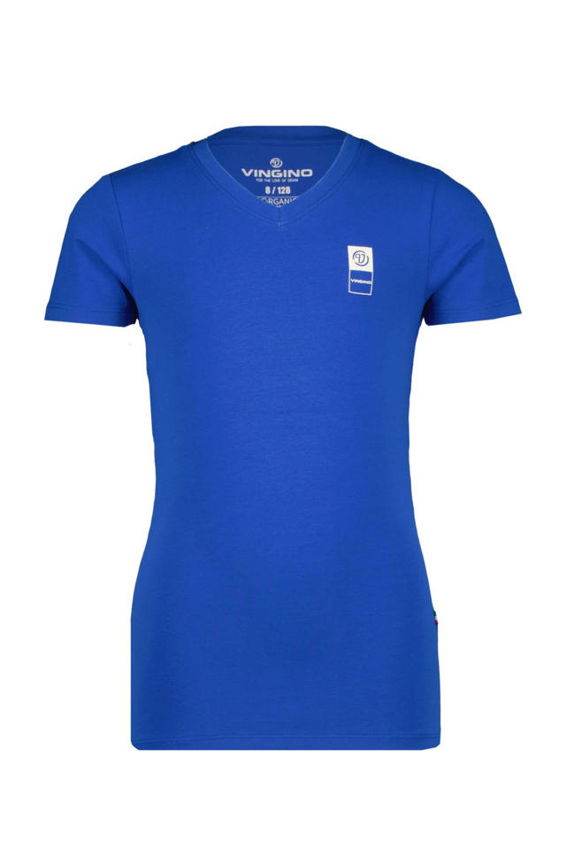 Accumulatie wat betreft Surrey Vingino Essentials basic T-shirt hardblauw | wehkamp