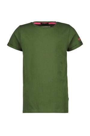 basic T-shirt army groen