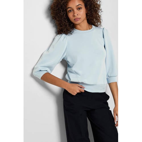 SELECTED FEMME sweater SLFTENNY lichtblauw afbeelding