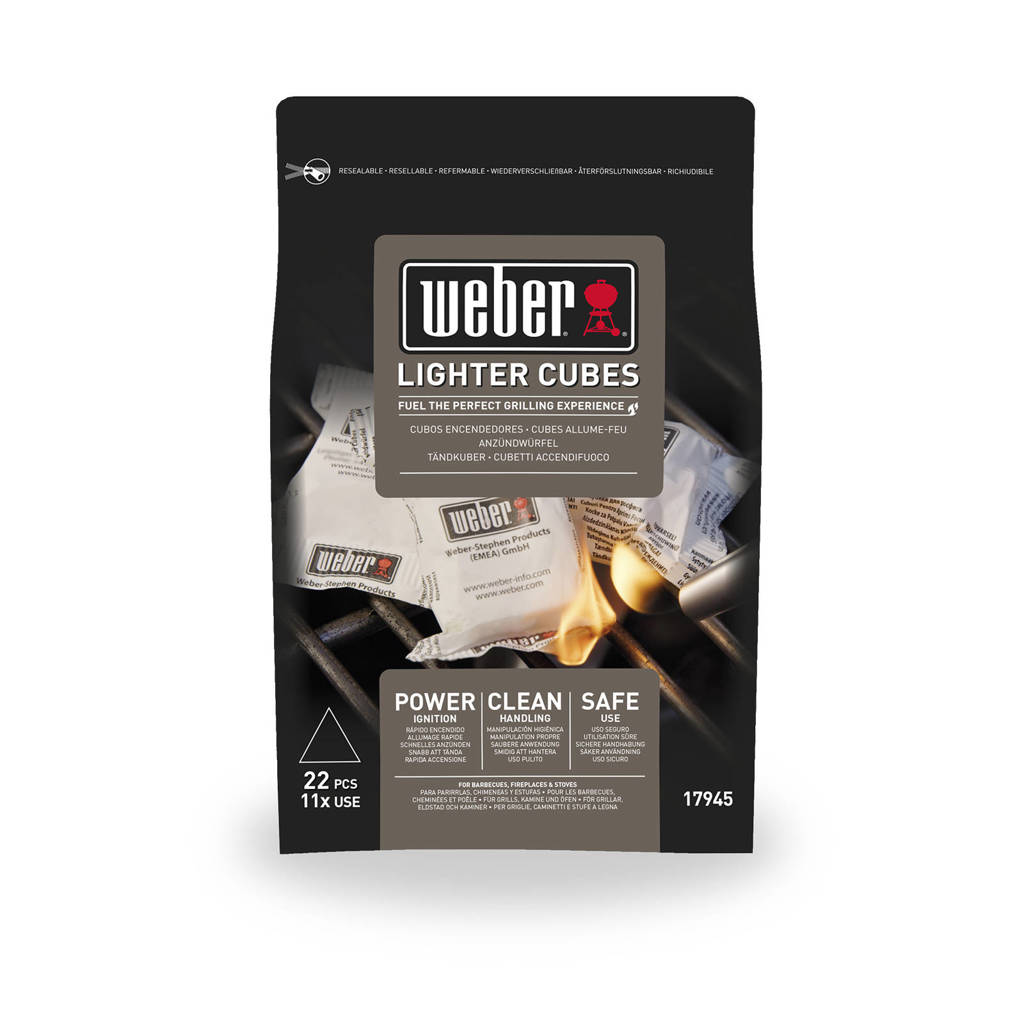 Weber aanmaakblokjes (22 stuks)