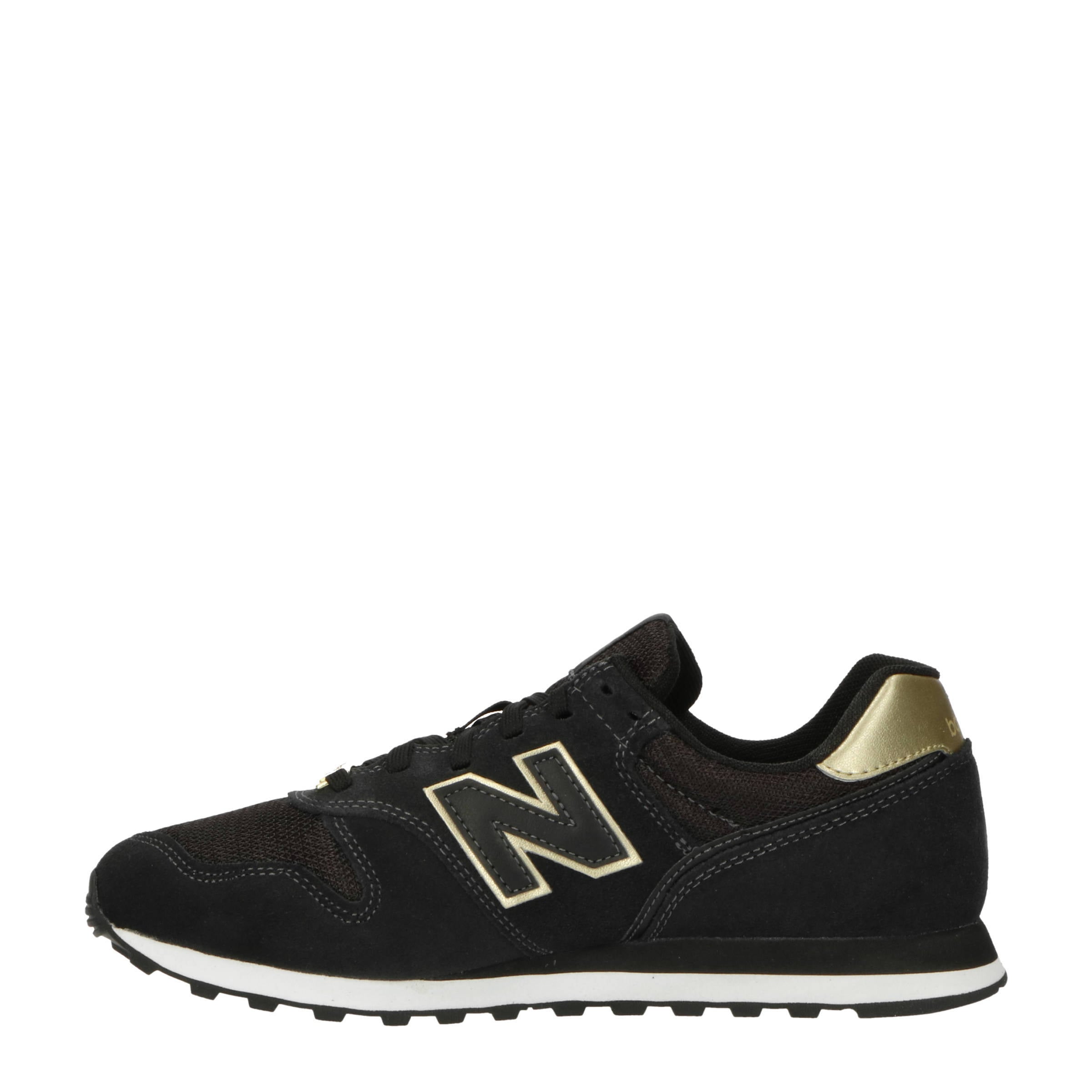 new balance zwart en goud