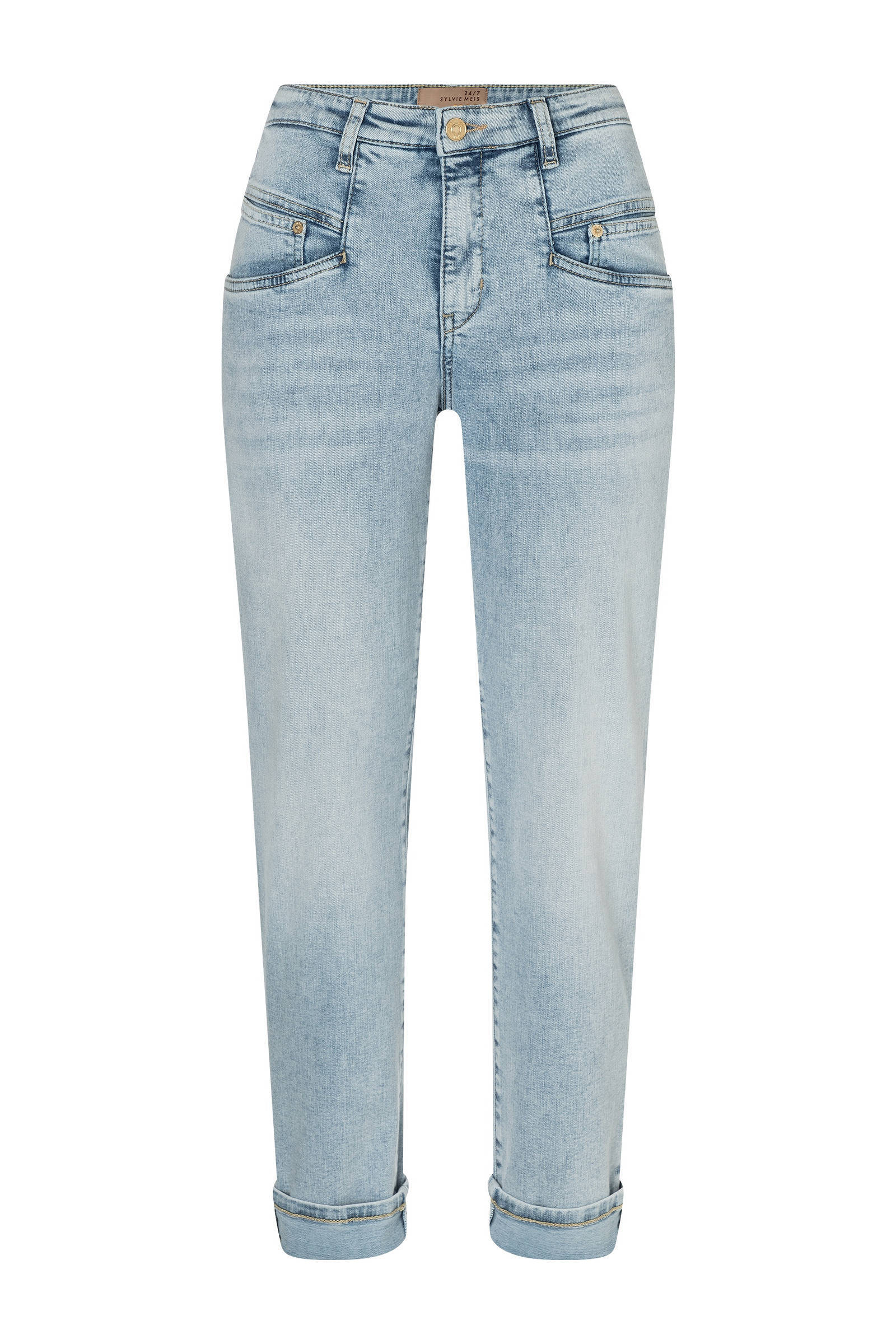 MAC high waist mom jeans Rich Carrot bright stoned wash | wehkamp